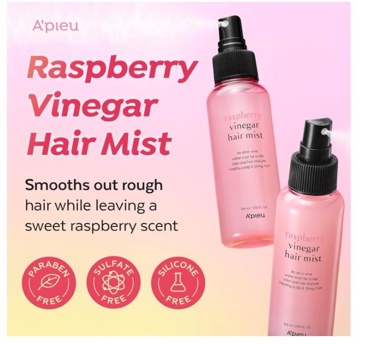 A'PIEU Raspberry Vinegar Hair Mist 105ml