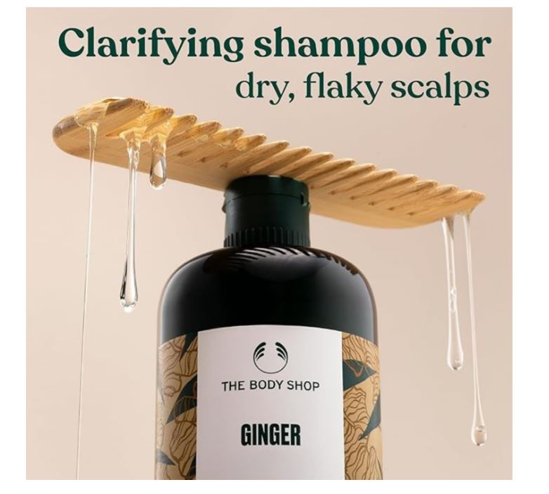 The Body Shop Ginger Scalp Care Shampoo, 13.5 Fl Oz
