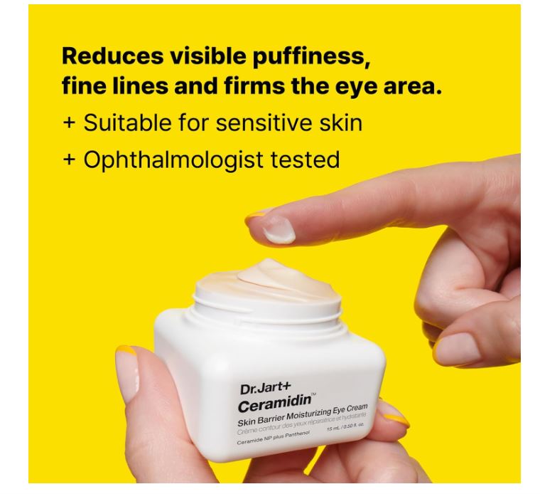 Dr.Jart+ Ceramidin Korean Under Eye Cream with Ceramides 15ml