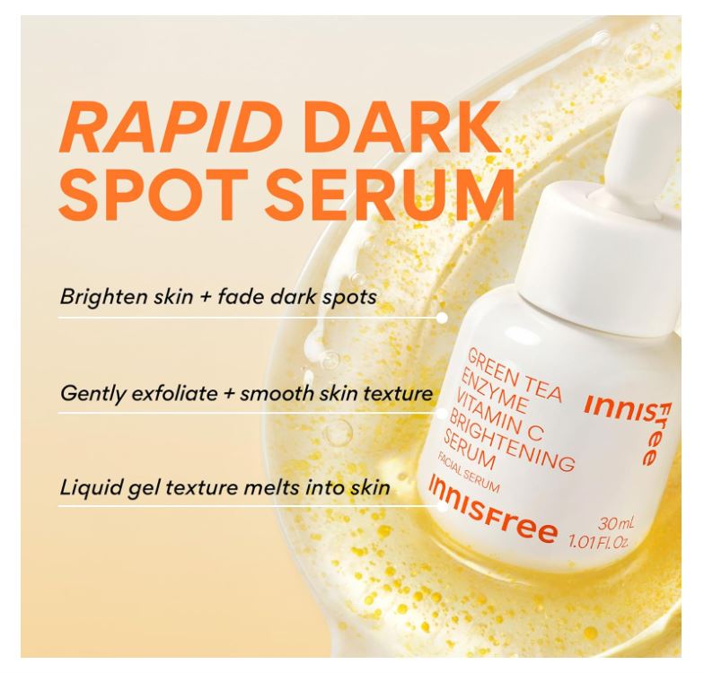 Innisfree Green Tea Enzyme Vitamin C Brightening Serum 30ml
