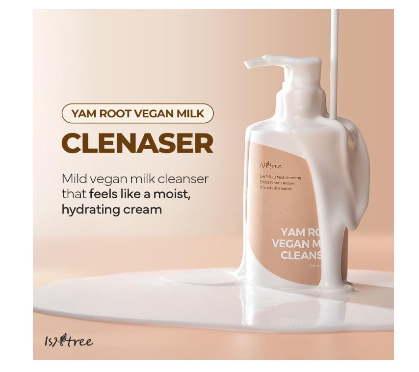 ISNTREE Yam Root Vegan Milk Cleanser 220 ml