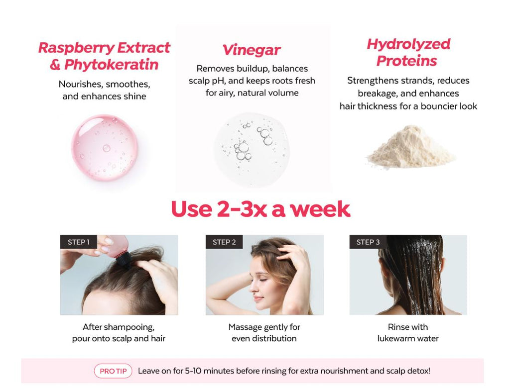A'pieu Raspberry Hair Vinegar 200ml
