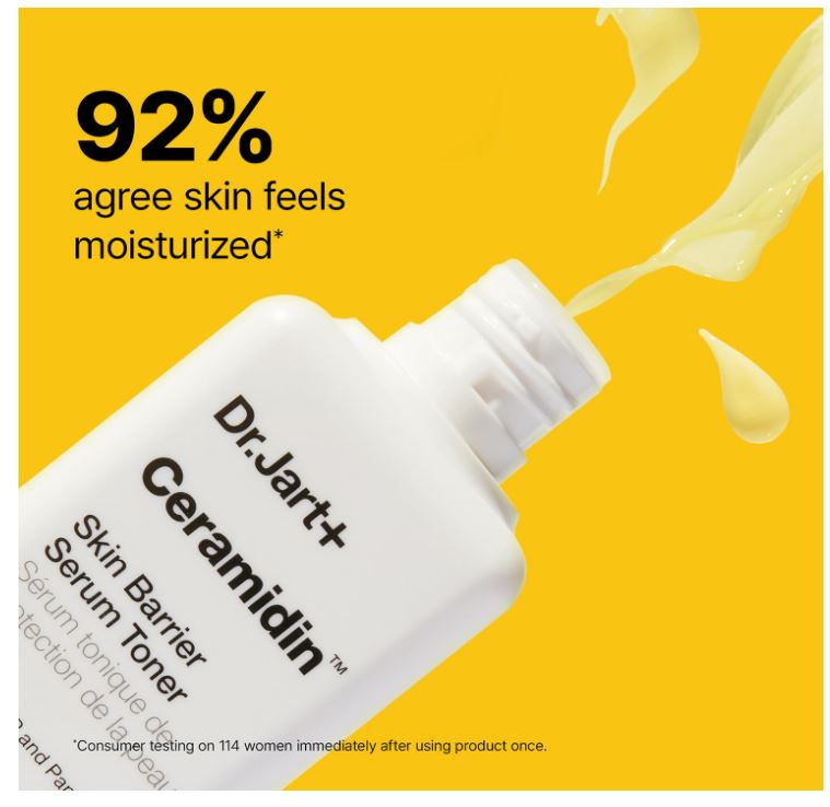 Dr.Jart+ Ceramidin Skin Barrier Repair Korean Face Serum Toner with Ceramides