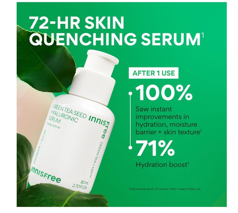 Innisfree Green Tea Hyaluronic Serum 80 ml