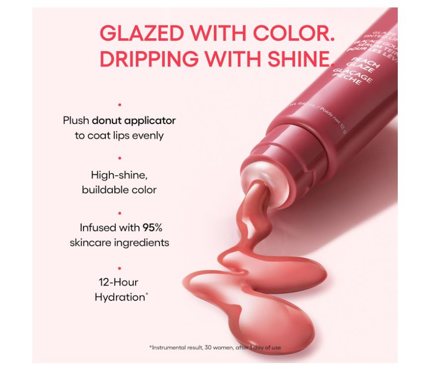 LANEIGE Glaze Craze Tinted Lip Serum , Peach Glaze