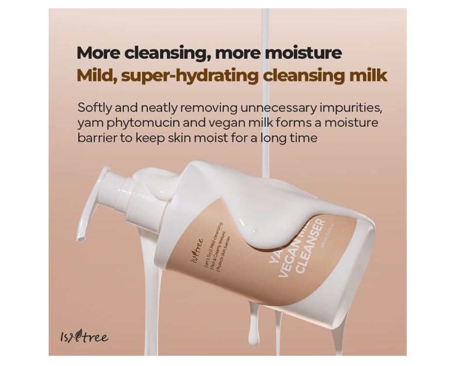 ISNTREE Yam Root Vegan Milk Cleanser 220 ml