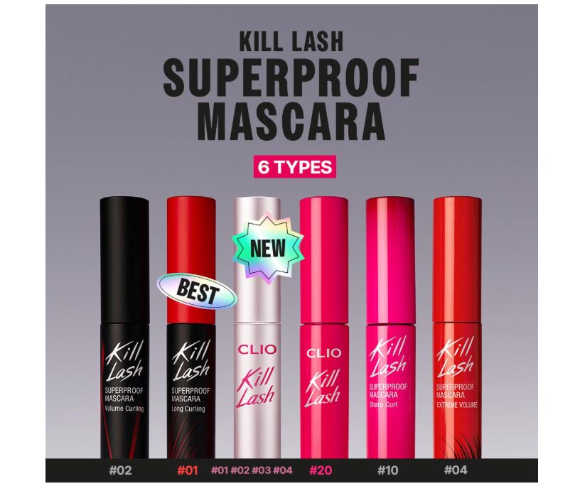 CLIO Kill Lash Superproof Mascara 02.Volume Curling