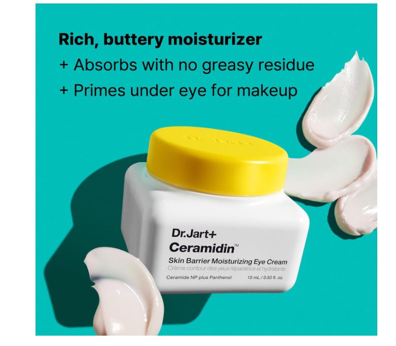 Dr.Jart+ Ceramidin Korean Under Eye Cream with Ceramides 15ml