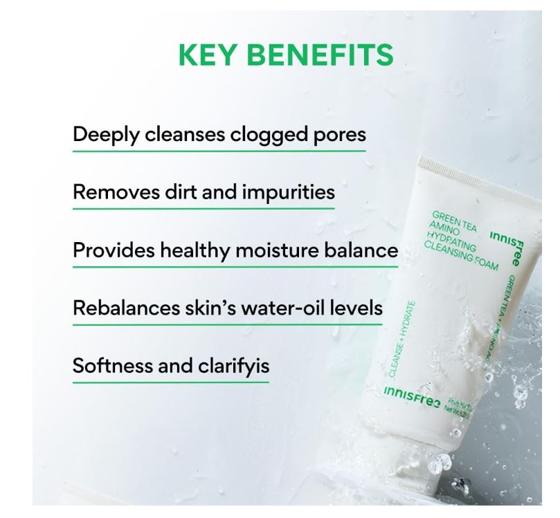 Innisfree Green Tea Foam Cleanser 150ml