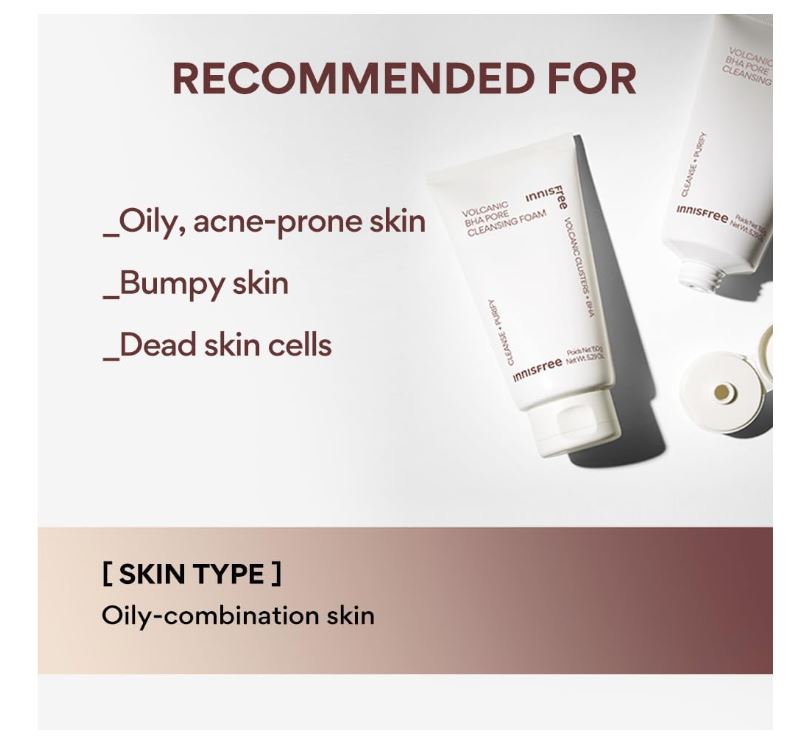 Innisfree Volcanic BHA Pore Cleansing Foam 250 g