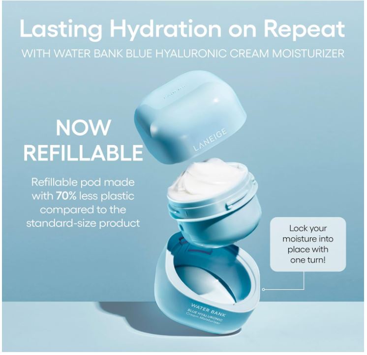 LANEIGE Water Bank Blue Hyaluronic Cream Moisturizer 50ml