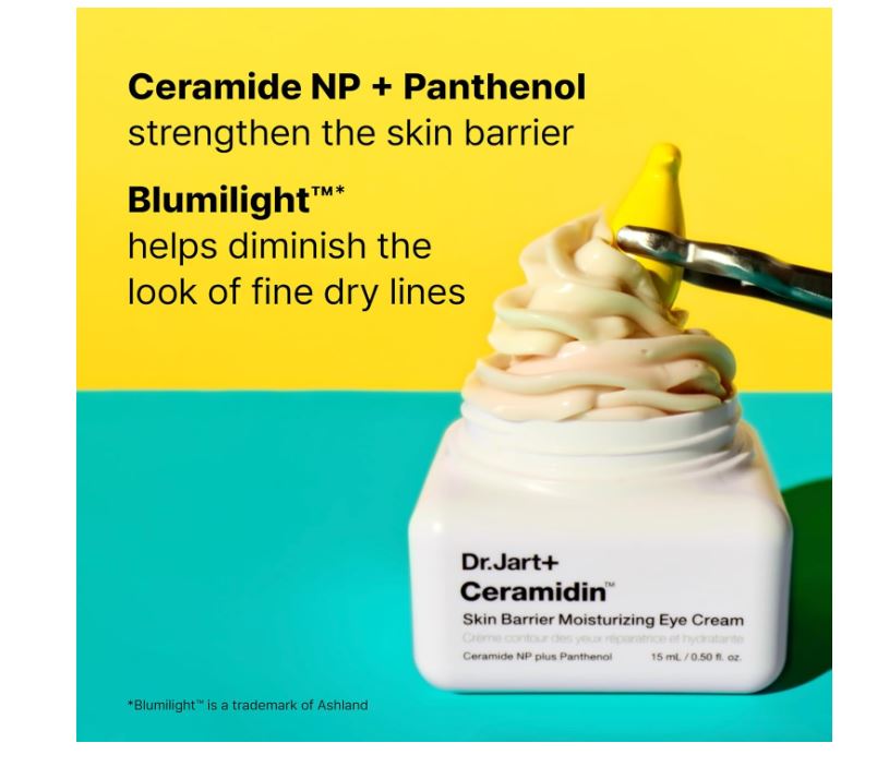 Dr.Jart+ Ceramidin Korean Under Eye Cream with Ceramides 15ml