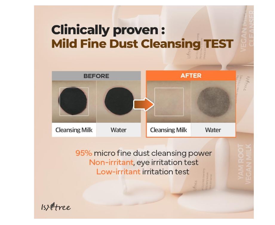 ISNTREE Yam Root Vegan Milk Cleanser 220 ml