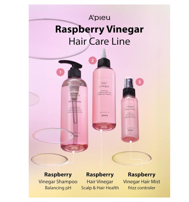 A'pieu Raspberry Vinegar Hair Shampoo 500 ml